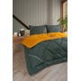 ETE HOMETEX ÇİFT KİŞİLİK LÜX WELSOFT YORGAN SETİ 195X215CM YANSIMA HARDAL 8696474231870